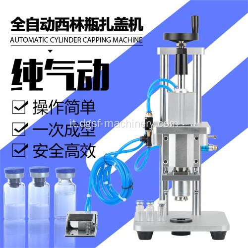 Pure Pneumatic Amp Bottle Canding and Sealing Machine WT-80ZX